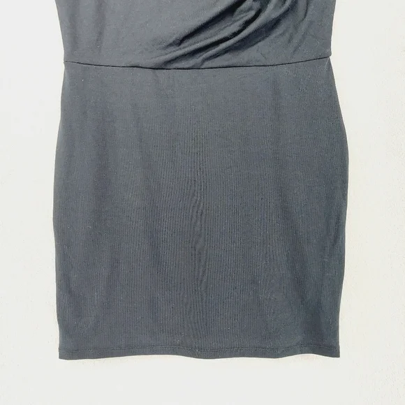 NWT Open Edit Pleated Sleeveless Minidress in Black P3491 - Picture 3 of 8